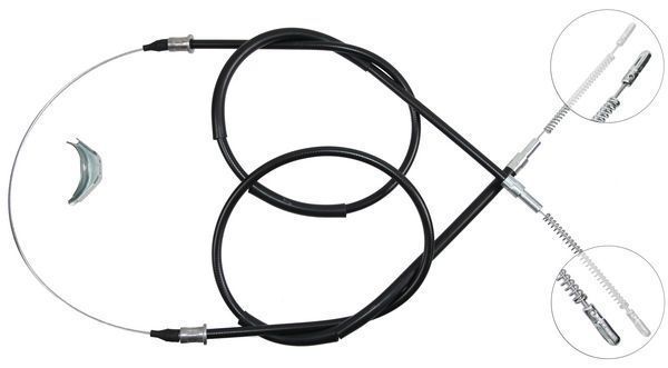 A.B.S. Håndbremsekabel k11455 for OPEL