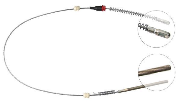 A.B.S. Håndbremsekabel k12017 for OPEL VAUXHALL