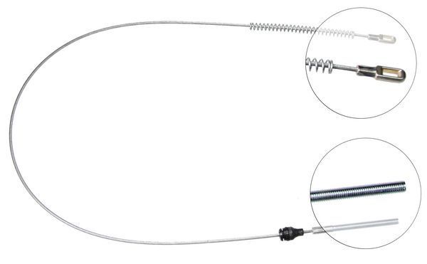 A.B.S. Håndbremsekabel k12077 for OPEL VAUXHALL