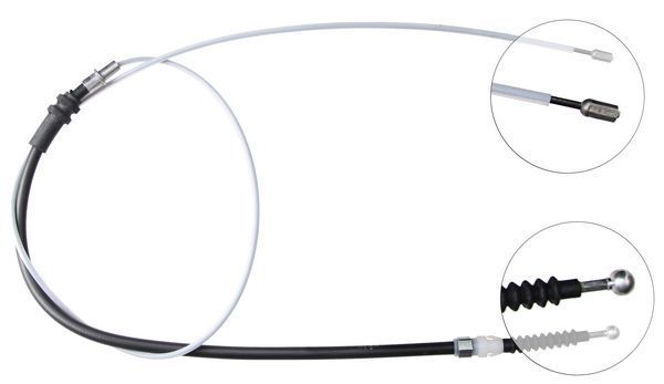A.B.S. Håndbremsekabel k13366 for VW VAG