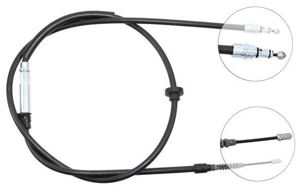 A.B.S. Håndbremsekabel k12876 for VAG