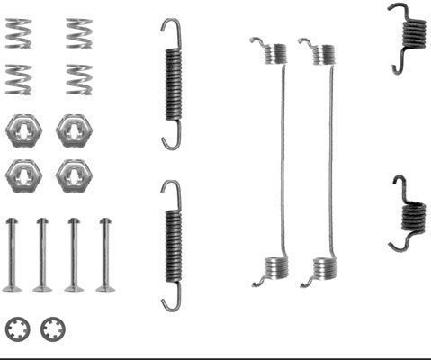 A.B.S. Tilbehørssæt, bremsebakker 0651q for PEUGEOT CITROËN RENAULT