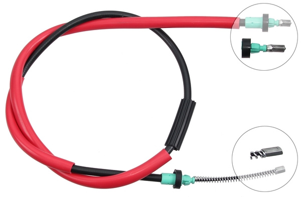 A.B.S. Håndbremsekabel k13885 for RENAULT