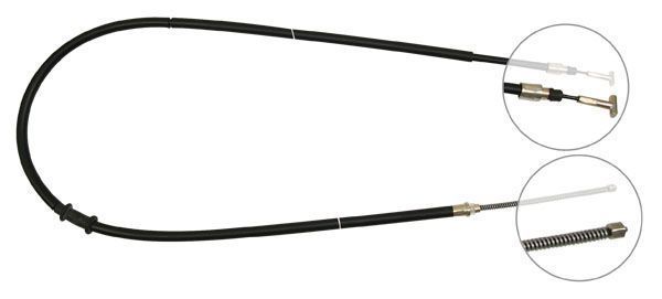 A.B.S. Håndbremsekabel k18208 for FIAT