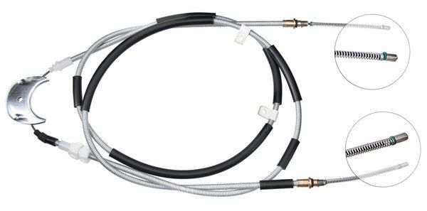 A.B.S. Håndbremsekabel k10695 for FORD