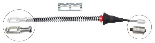 A.B.S. Håndbremsekabel k12076 for OPEL VAUXHALL