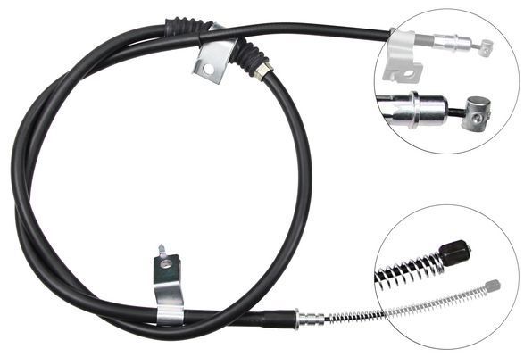 A.B.S. Håndbremsekabel k17297 for PEUGEOT MITSUBISHI