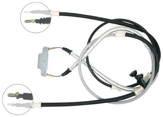 A.B.S. Håndbremsekabel k17195 for OPEL VAUXHALL