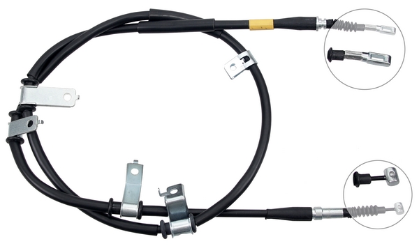 A.B.S. Håndbremsekabel k18971 for HYUNDAI