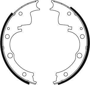 A.B.S. Bremsebakkesæt 8714 for IVECO ALFAROME/FIAT/LANCI BEDFORD FIAT LDV DAF