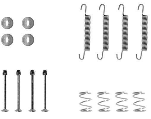 A.B.S. Tilbehørssæt, parkeringsbremsebakker 0711q for OPEL SAAB VAUXHALL