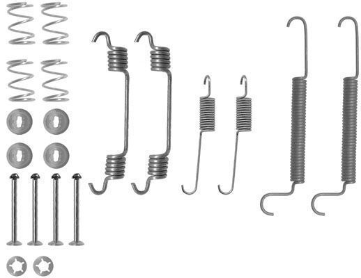 A.B.S. Tilbehørssæt, bremsebakker 0766q for OPEL VAUXHALL