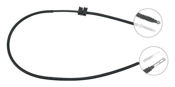 A.B.S. Håndbremsekabel k13268 for VAG