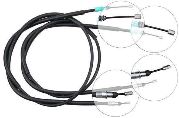 A.B.S. Håndbremsekabel k10765 for RENAULT