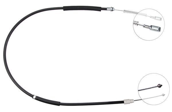 A.B.S. Håndbremsekabel k13416 for MERCEDES-BENZ VAG VW