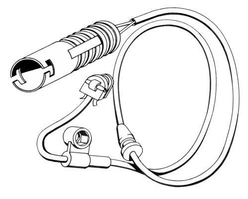 A.B.S. Slidindikator, bremsebelægning 39531 for BMW
