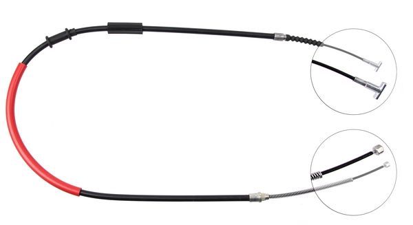 A.B.S. Håndbremsekabel k13137 for ALFAROME/FIAT/LANCI