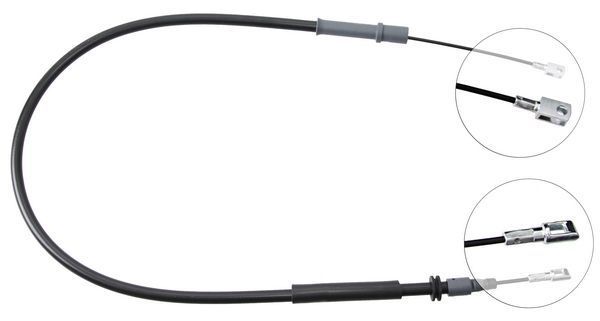 A.B.S. Håndbremsekabel k11916 for MERCEDES-BENZ