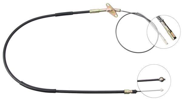 A.B.S. Håndbremsekabel k11328 for MERCEDES-BENZ