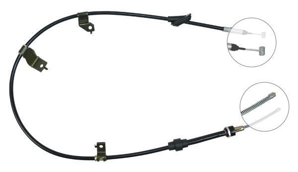A.B.S. Håndbremsekabel k13807 for HONDA