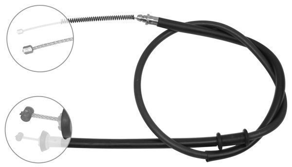 A.B.S. Håndbremsekabel k18126 for LANCIA