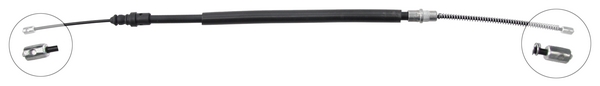 A.B.S. Håndbremsekabel k12198 for PEUGEOT