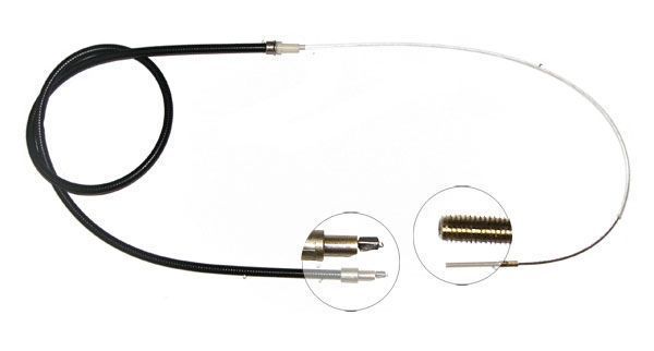 A.B.S. Håndbremsekabel k16607 for BMW
