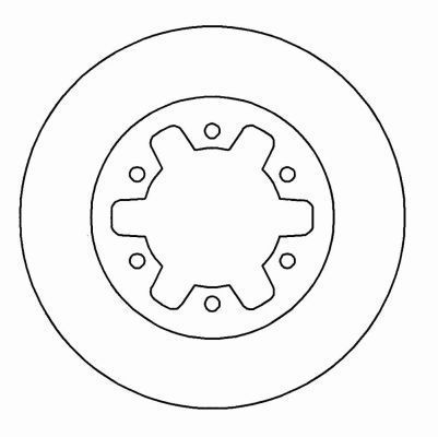 A.B.S. Bremseskive 16078 ventileret 267mm 22mm for NISSAN