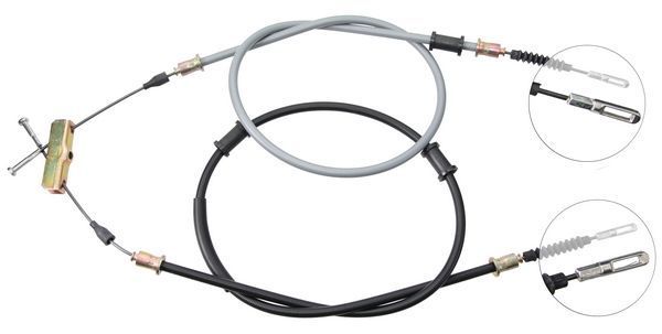A.B.S. Håndbremsekabel k11305 for OPEL VAUXHALL