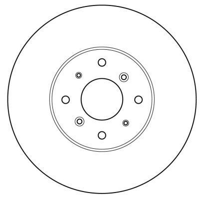 A.B.S. Bremseskive 15613 ventileret 285mm 21mm for HONDA ROVER TRIUMPH
