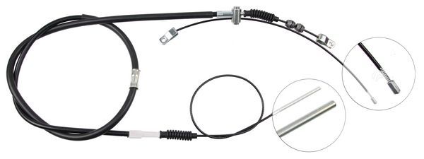 A.B.S. Håndbremsekabel k11745 for TOYOTA