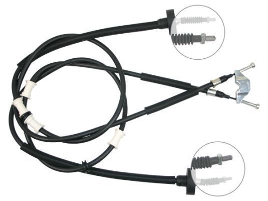 A.B.S. Håndbremsekabel k17305 for OPEL VAUXHALL