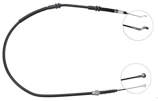 A.B.S. Håndbremsekabel k13556 for VAG VW