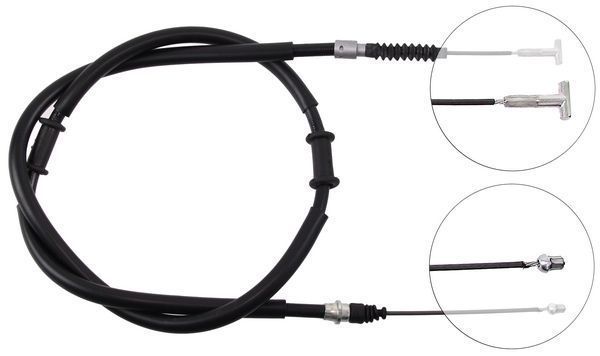 A.B.S. Håndbremsekabel k11696 for ALFAROME/FIAT/LANCI