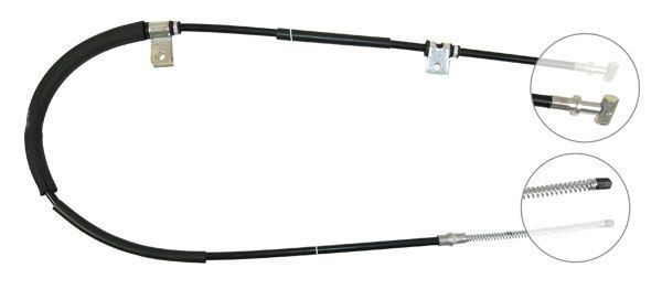 A.B.S. Håndbremsekabel k19677 for SUZUKI SANTANA