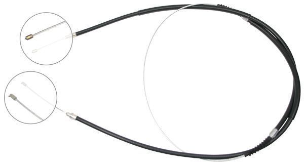 A.B.S. Håndbremsekabel k16845 for FIAT PEUGEOT