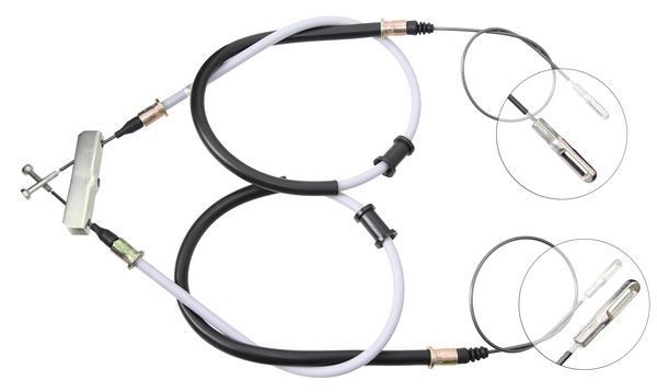 A.B.S. Håndbremsekabel k11435 for OPEL VAUXHALL