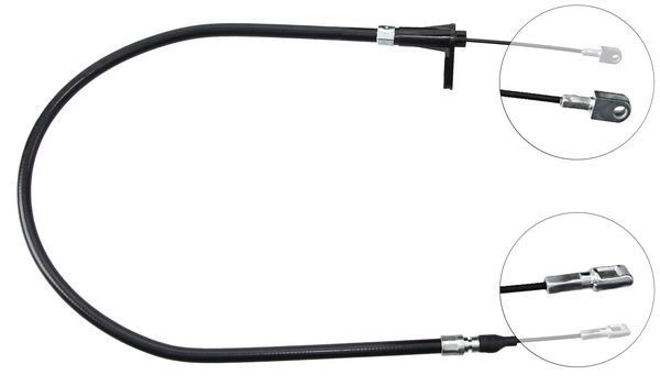A.B.S. Håndbremsekabel k10596 for MERCEDES-BENZ