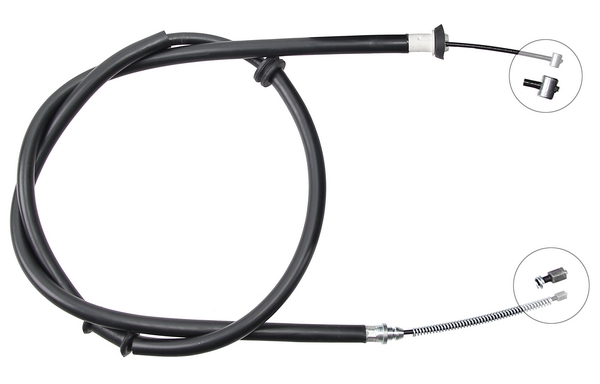 A.B.S. Håndbremsekabel k16828 for PEUGEOT FIAT