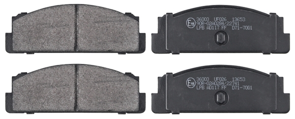 A.B.S. Bremseklodser 36003 for TALBOT LANCIA FIAT AUTOBIANCHI FSO