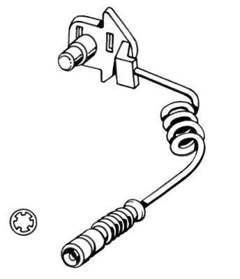 A.B.S. Slidindikator, bremsebelægning 39580 for MERCEDES-BENZ