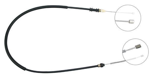 A.B.S. Håndbremsekabel k15617 for NISSAN RENAULT