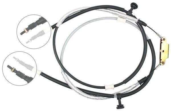 A.B.S. Håndbremsekabel k17205 for OPEL VAUXHALL CHEVROLET
