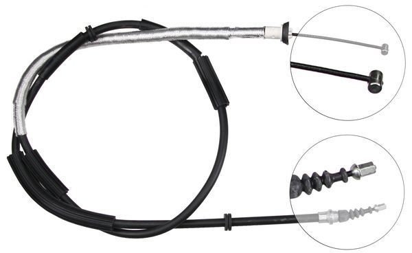 A.B.S. Håndbremsekabel k17108 for LANCIA