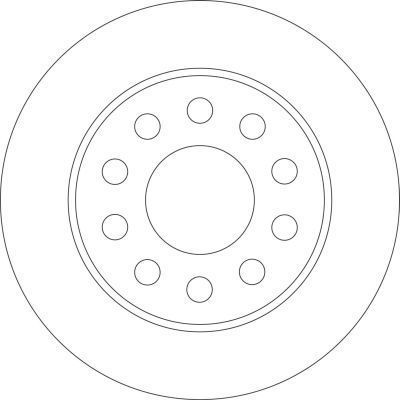 A.B.S. Bremseskive 16205 ventileret 269mm 20mm for AUDI