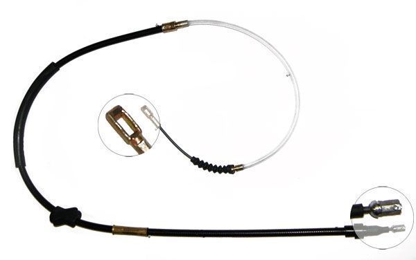 A.B.S. Håndbremsekabel k10086 for VAG
