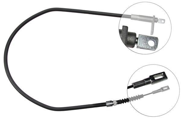 A.B.S. Håndbremsekabel k17227 for MERCEDES-BENZ