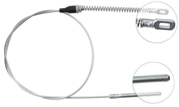 A.B.S. Håndbremsekabel k15458 for OPEL CHEVROLET