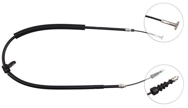 A.B.S. Håndbremsekabel k17957 for ALFAROME/FIAT/LANCI