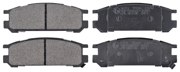 A.B.S. Bremseklodser 36721 for SUBARU